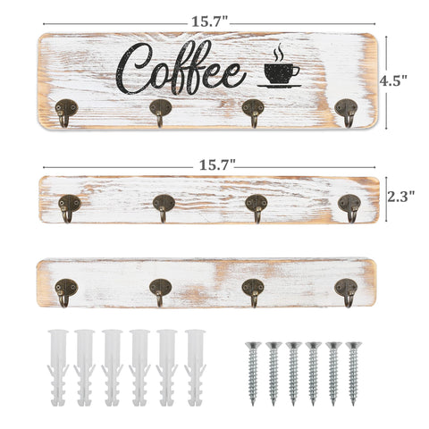 LotFancy 12-hook rack showcases versatile hanging options in compact spaces