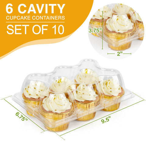 LotFancy detachable tall dome lid showing easy frosting accommodation.