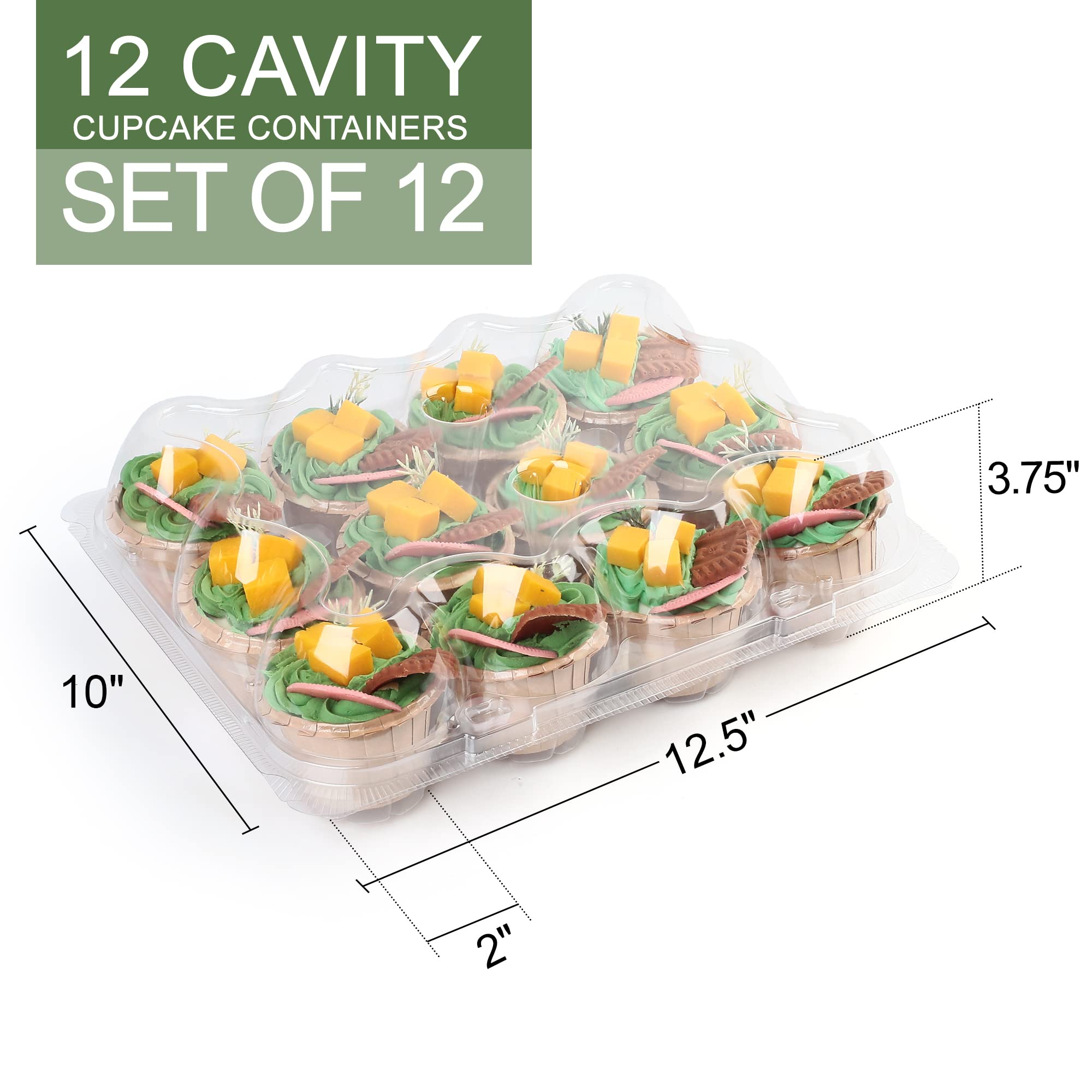 LotFancy funnel-shaped supports prevent lid bowing during transport