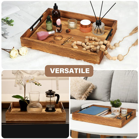 LotFancy large tray is lightweight and easy to pass during gatherings.