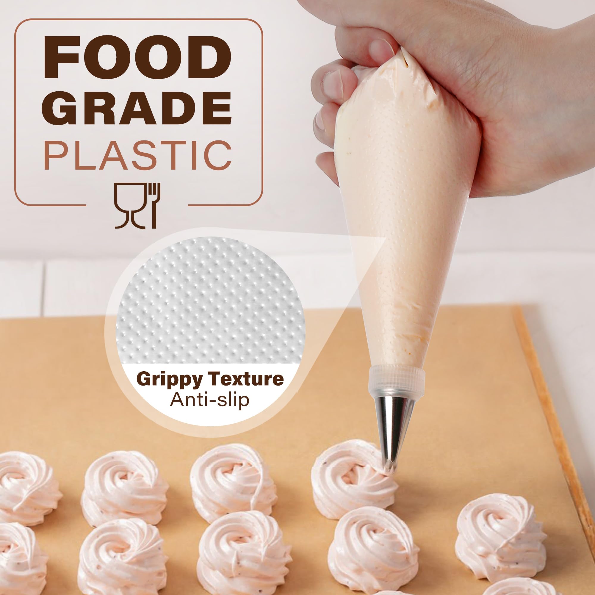 LotFancy sealing clips secure frosting without spills during use.