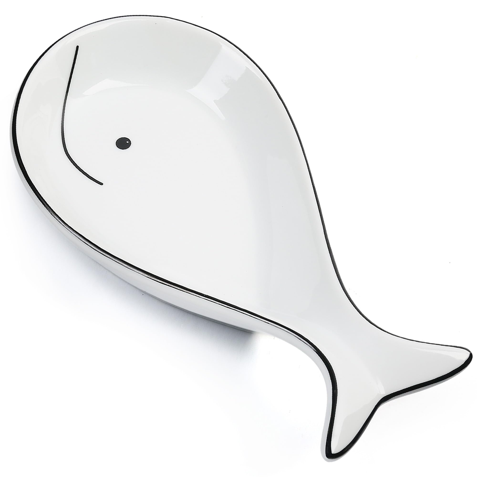 LotFancy whale-shaped spoon rest keeps counter clean and organized.