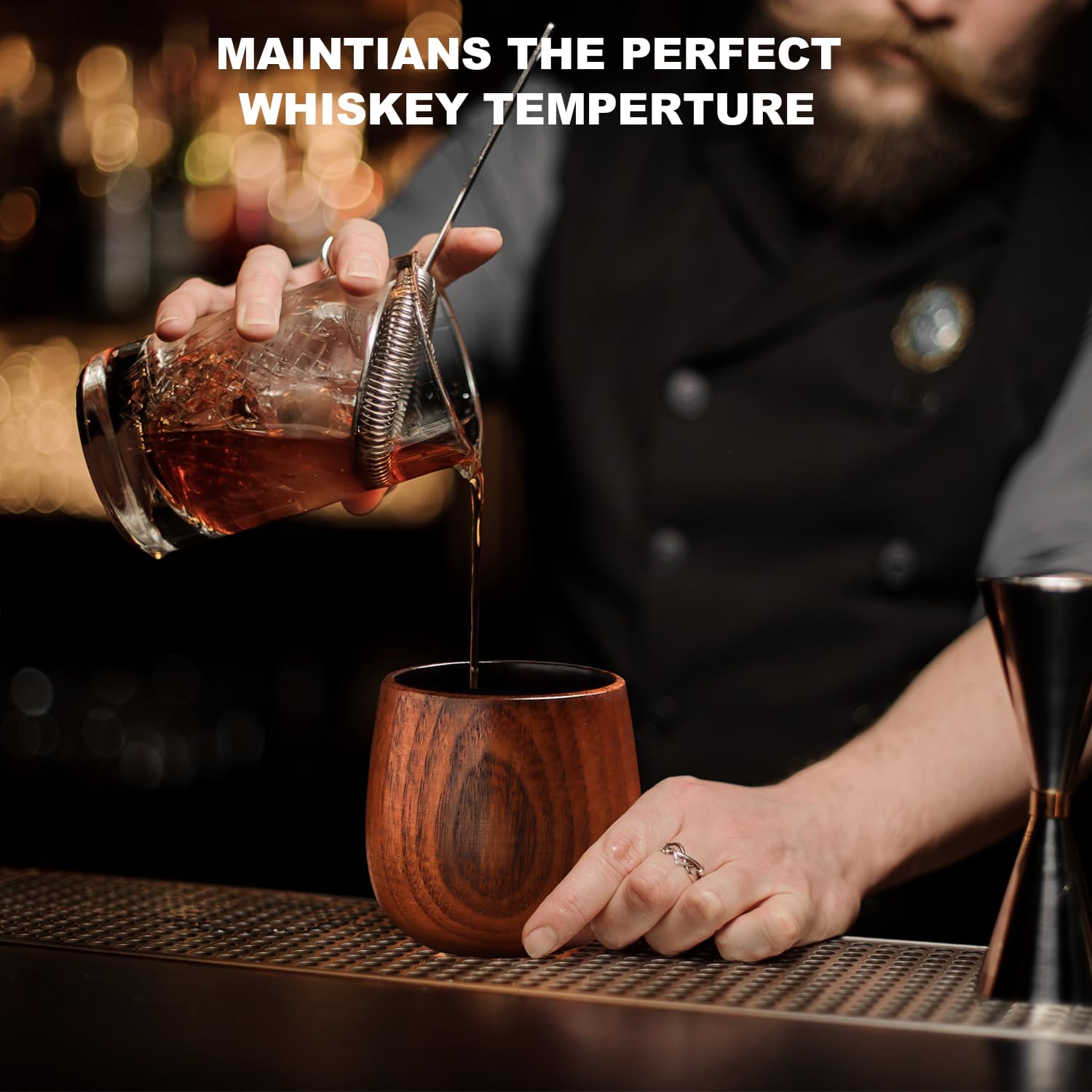 Lotnafee old-fashioned cocktail cups ideal for whiskey at home.
