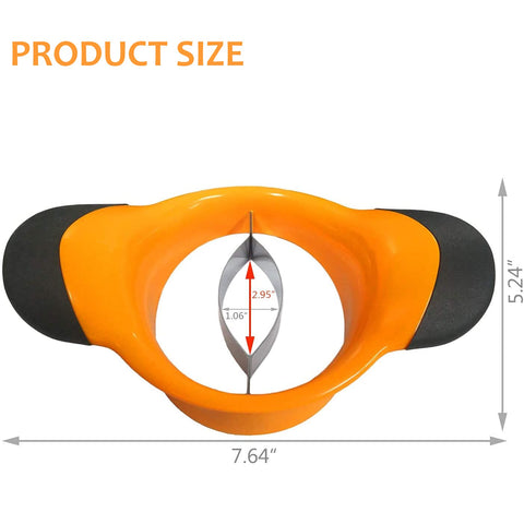 Louis Felt mango slicer orange 7.8-inch size fits most mangoes