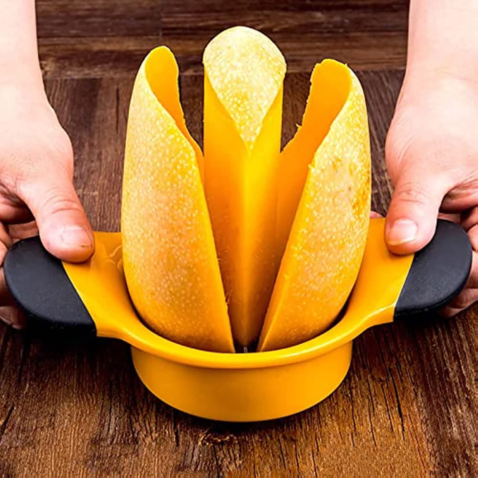 Louis Felt mango slicer orange non-slip handles ensure safe operation