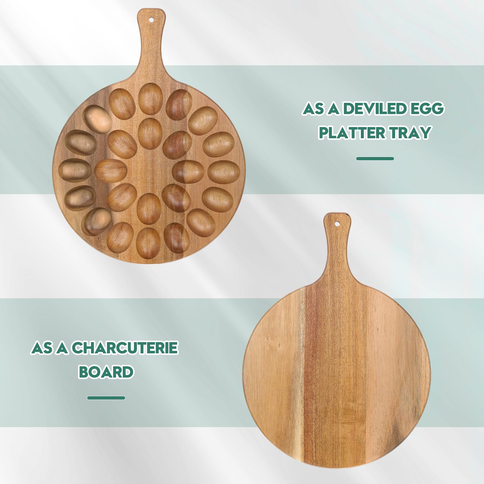 Lounsweer 24-hole egg tray on countertop for organized storage.