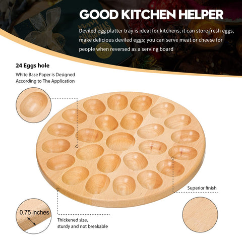 Lounsweer beech wood tray close-up highlighting smooth finish and durability.