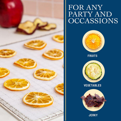 Lova liners fit Excalibur, Cosori, and Magic Mill trays for versatile use