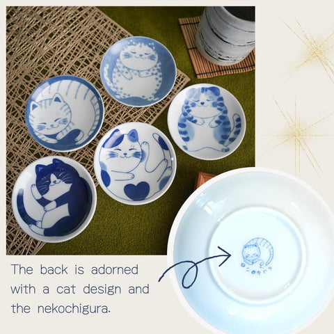 Love Love Japan nekochigura plate, cat design adds charm to sushi presentations
