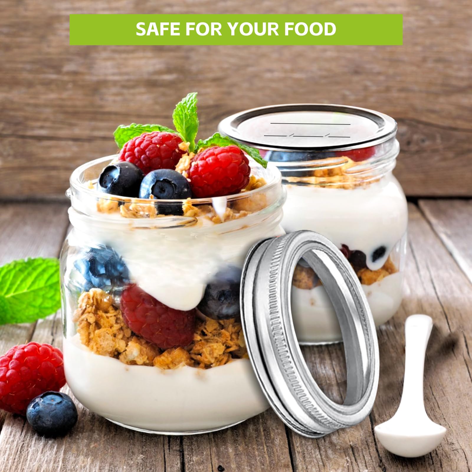 Love Moment 68mm lids seal freshness up to three times longer.