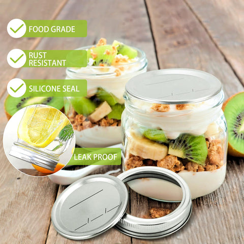 Love Moment regular-mouth rings fit jars for spices, jams, and fruits.