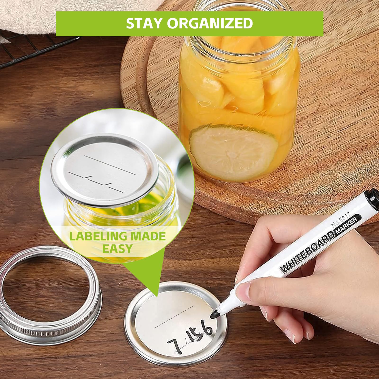 Love Moment split-design lid allows easy replacement of individual pieces.