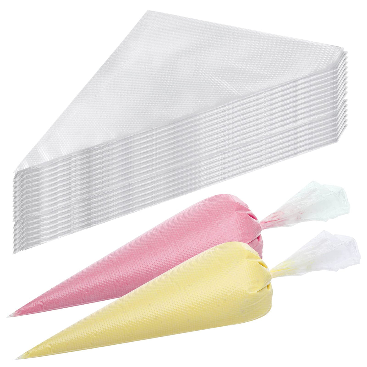 LoveBB 400pcs piping bags 12inch, sturdy and leak-resistant for smooth icing.