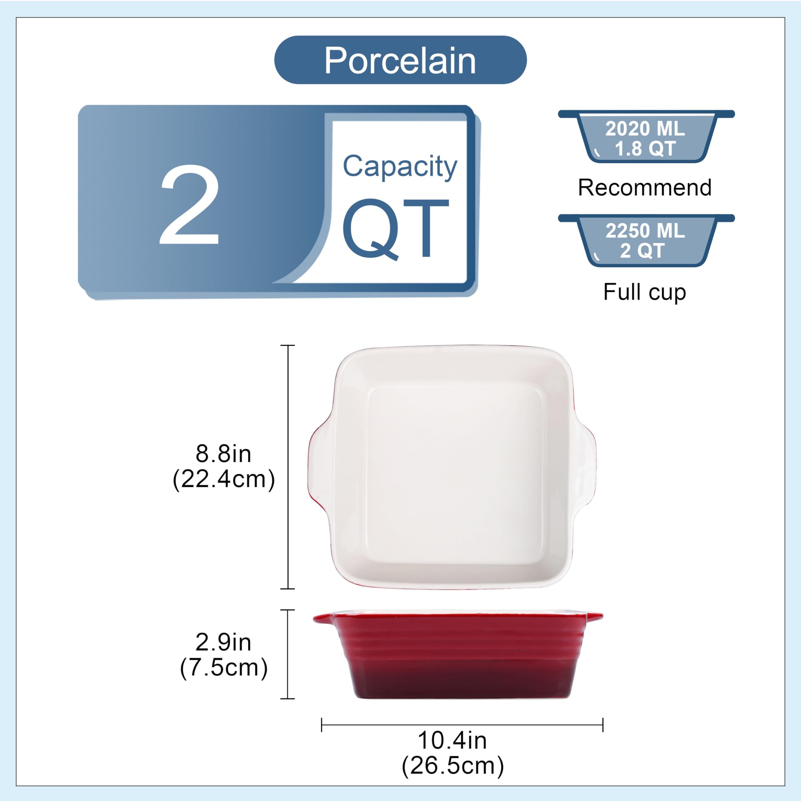 LOVECASA brownie pan with a non-stick surface for clean release and quick cleanup.