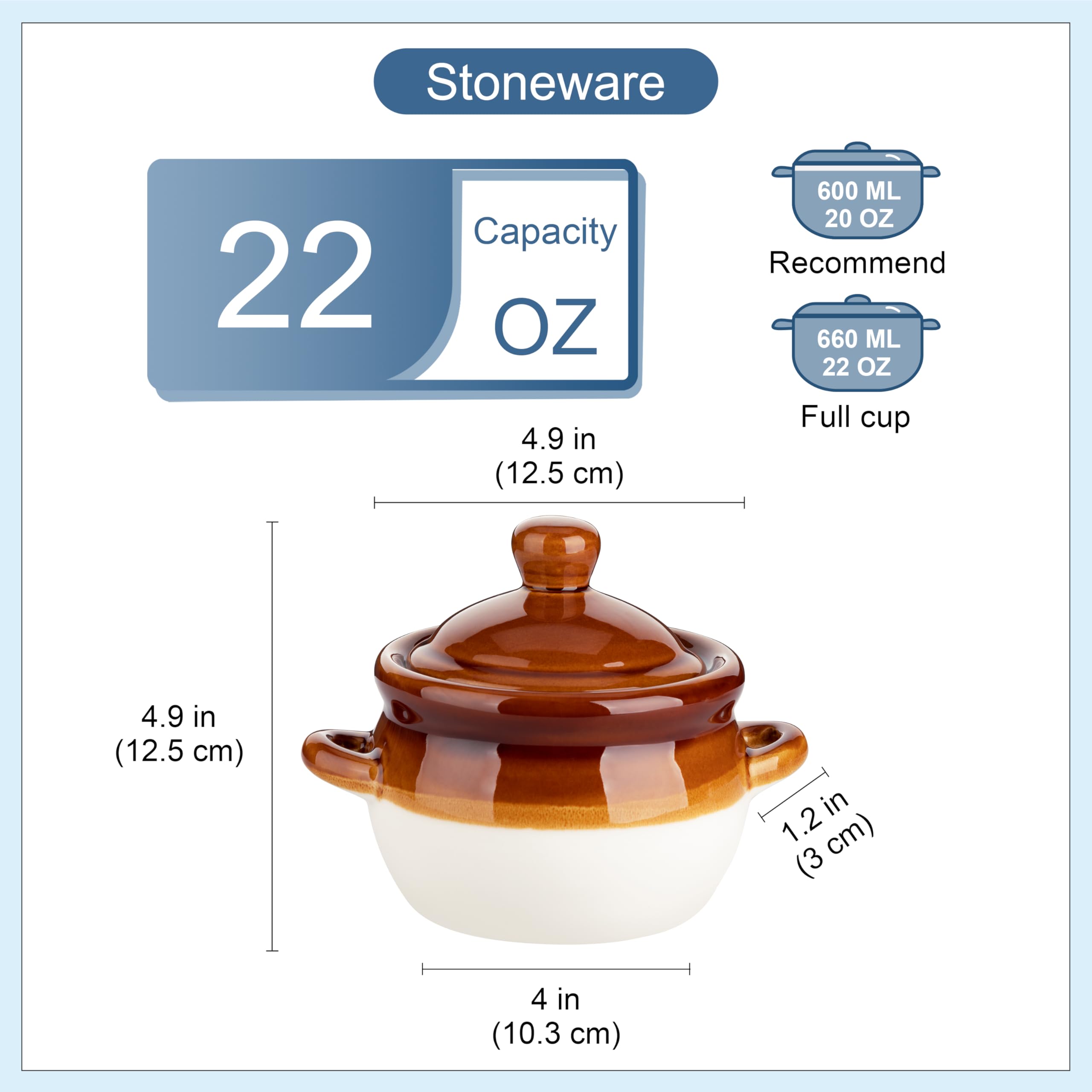 LOVECASA crackle glaze adds texture and style to soups.