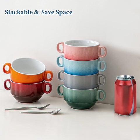 LOVECASA dishwasher-safe bowls easy to clean after meals.