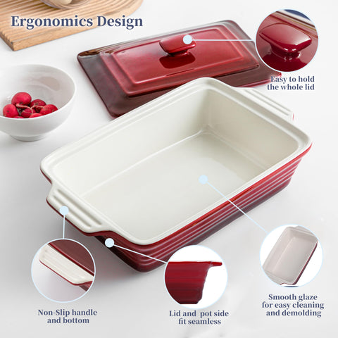 LOVECASA lid doubles as serving tray for easy presentation.