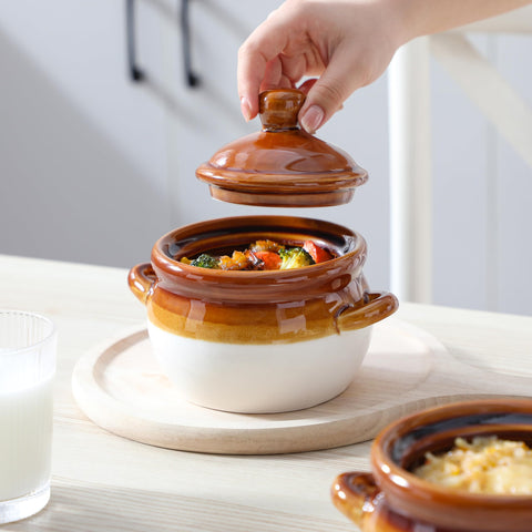 LOVECASA set of four bowls for versatile serving.
