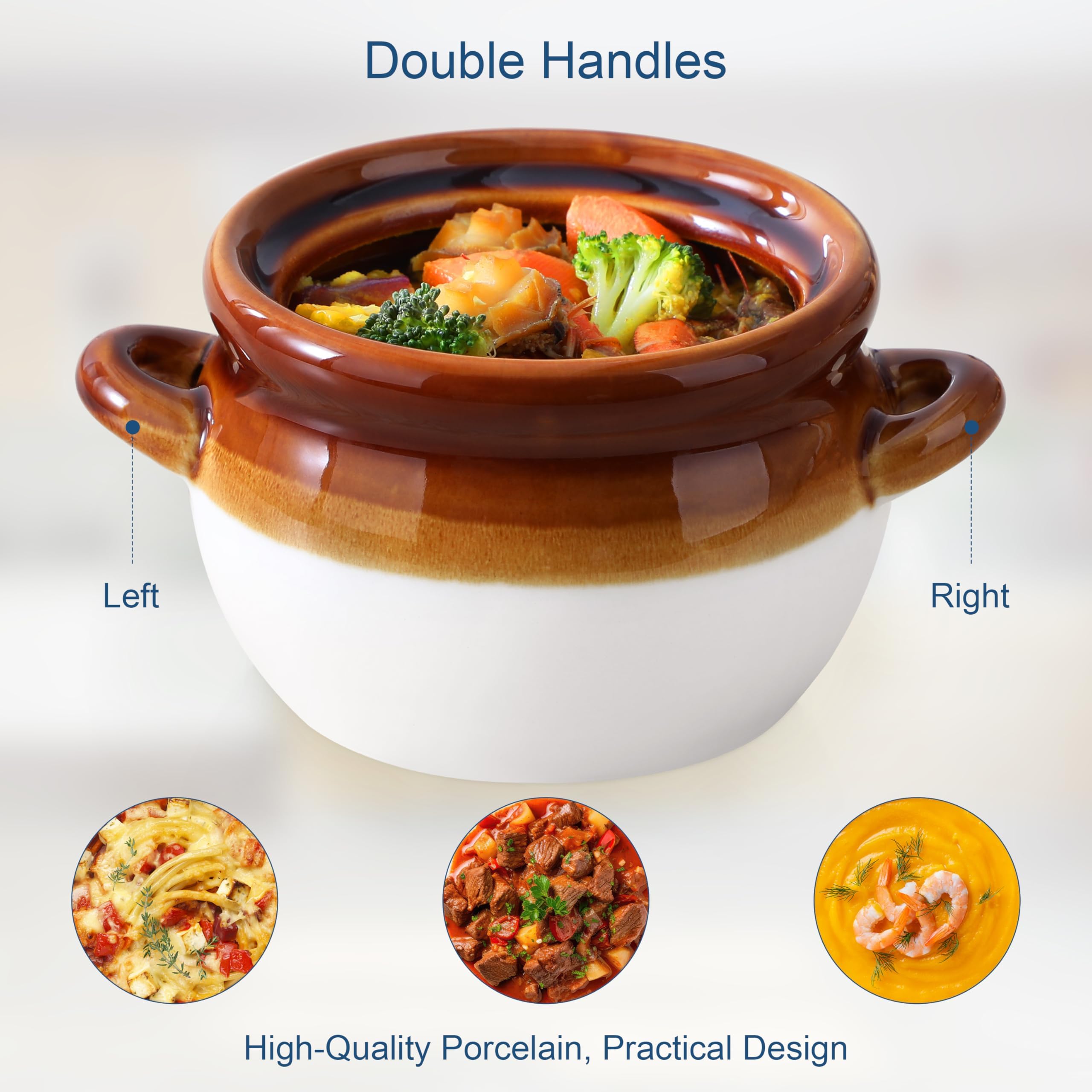 LOVECASA thick walls help retain heat during meals.