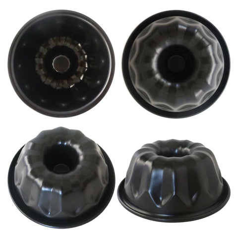 LoveDeal Mini Fluted Cake Pan nonstick surface enables easy demolding.