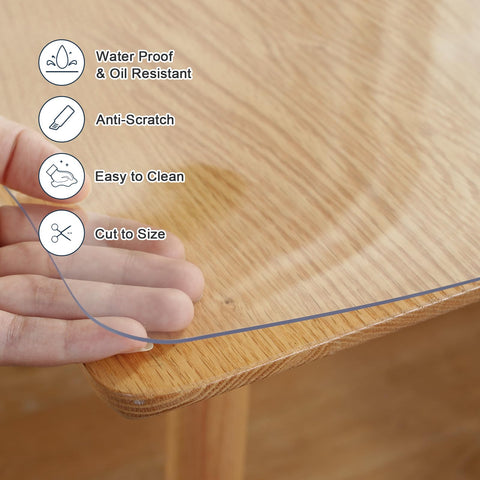 LovePads 2mm thick clear cover offers sturdy surface protection.