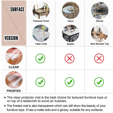 LovePads dresser table protector preserves vanity surfaces from scratches and spills.