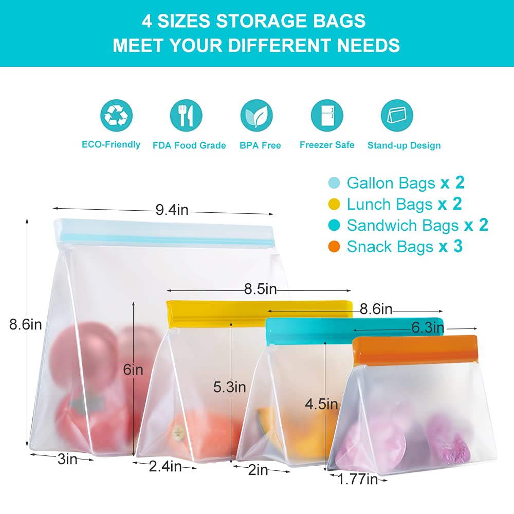 LOVESOLO leakproof zipper bags prevent leaks during transport.