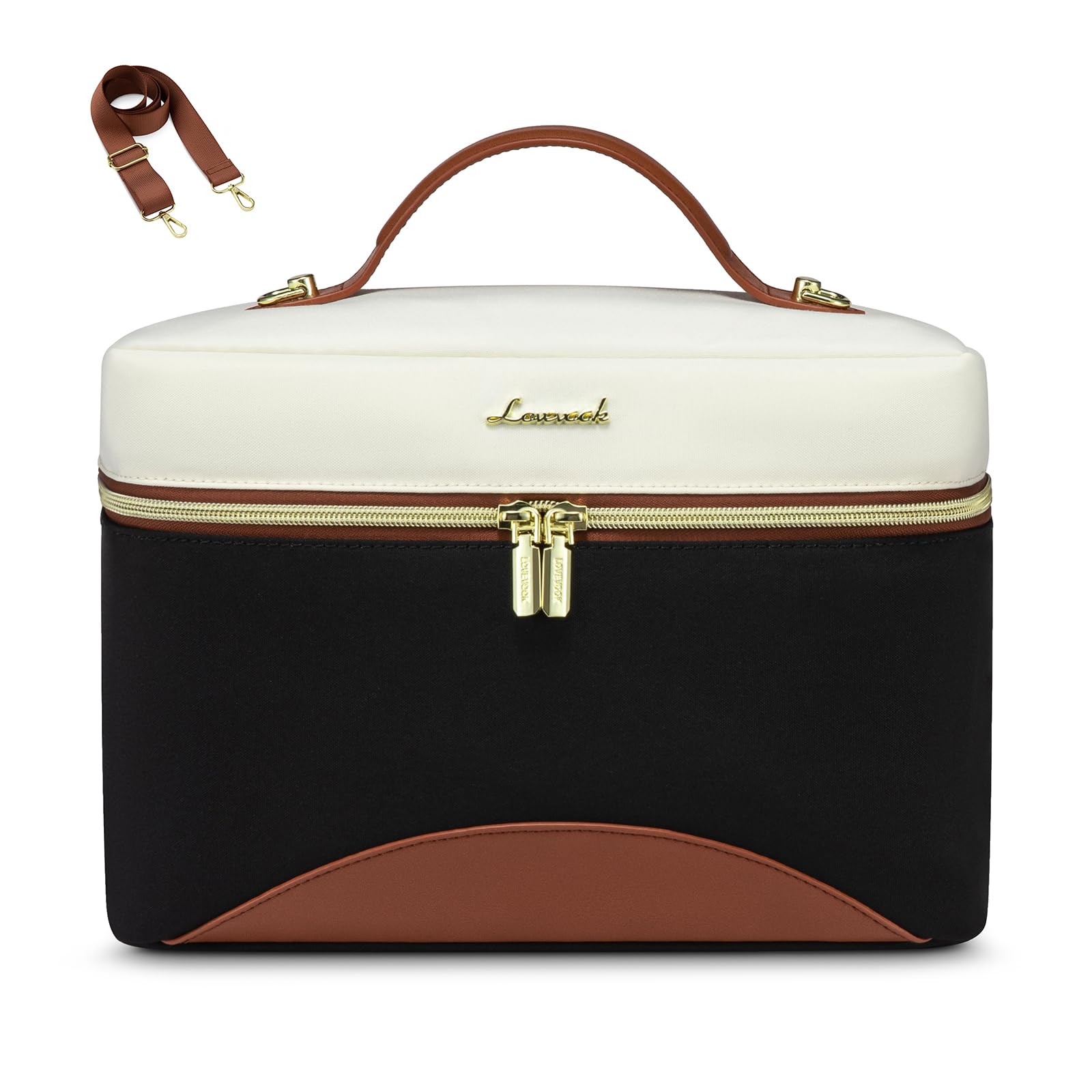 LOVEVOOK insulated lunch bag for women offers versatile two-size capacity for daily meals