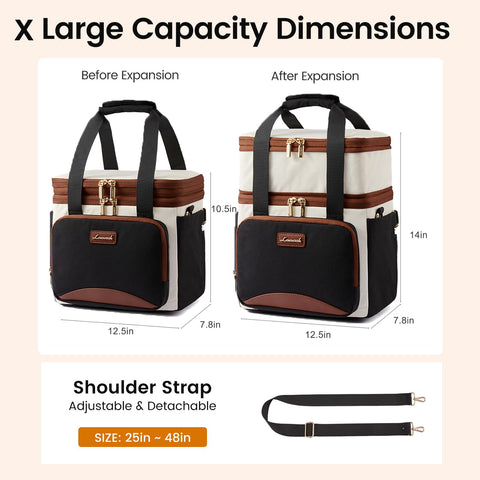 LOVEVOOK adjustable shoulder strap in use for comfortable daily carry.