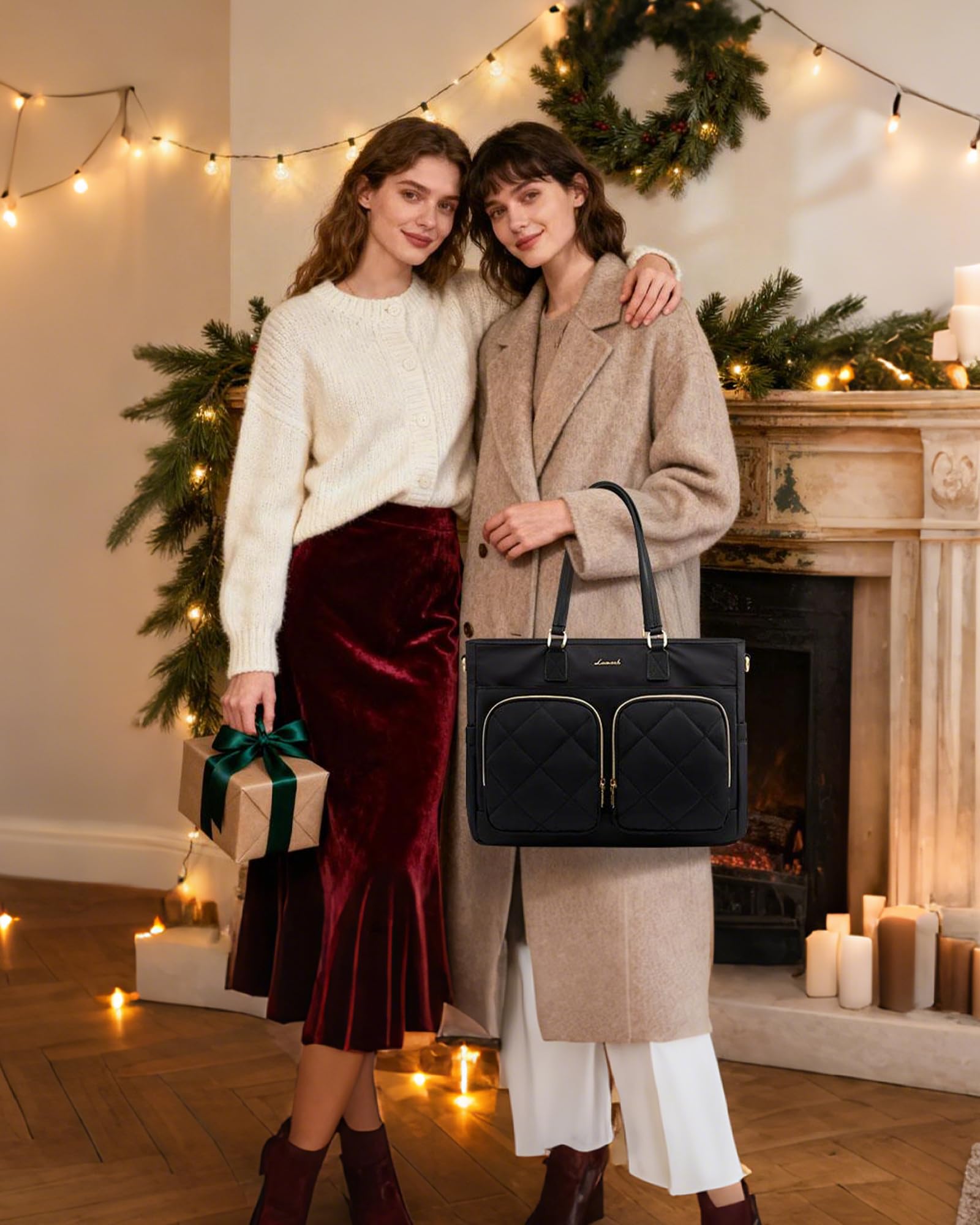 LOVEVOOK adjustable wide strap for comfortable all-day wear.