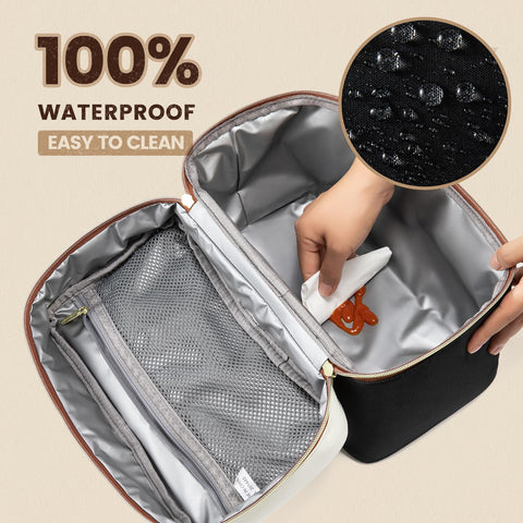 LOVEVOOK easy-clean inner liner simplifies quick cleanup after meals
