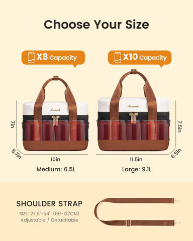 LOVEVOOK insulated lunch bag easy-clean-interior spills wipe clean after meals.