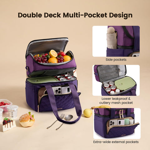 LOVEVOOK front pocket provides quick access to utensils.
