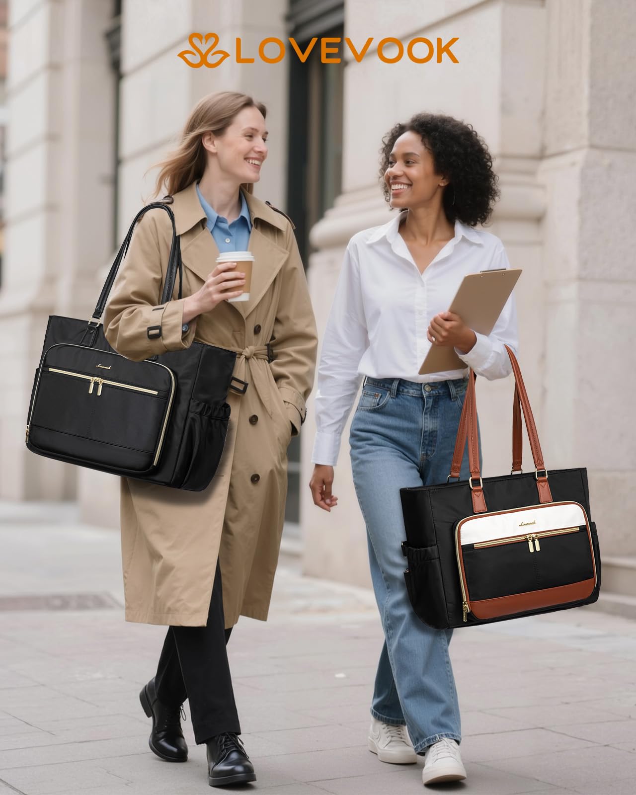 LOVEVOOK multipurpose work bag suits office, teaching, nursing, and travel needs.