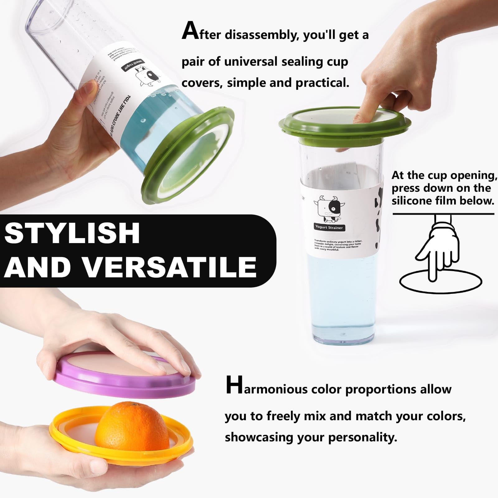 Lovfult compact silicone box stackable design saves fridge space.