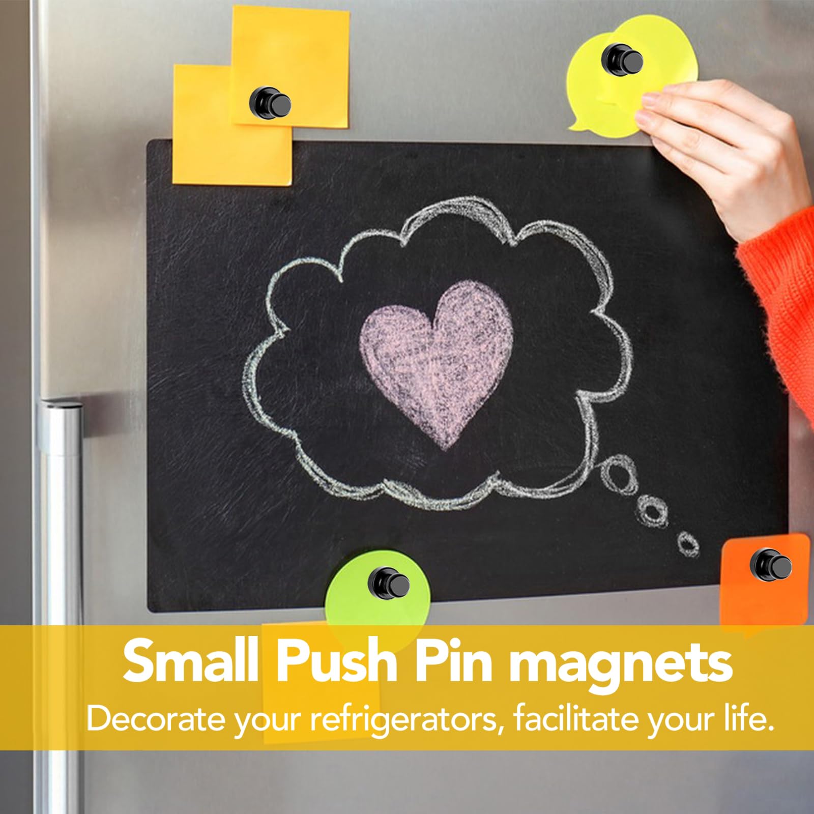 LOVIMAG classroom and office magnet application on metal surfaces