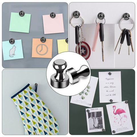 LOVIMAG whiteboard magnets are small and strong for easy note placement