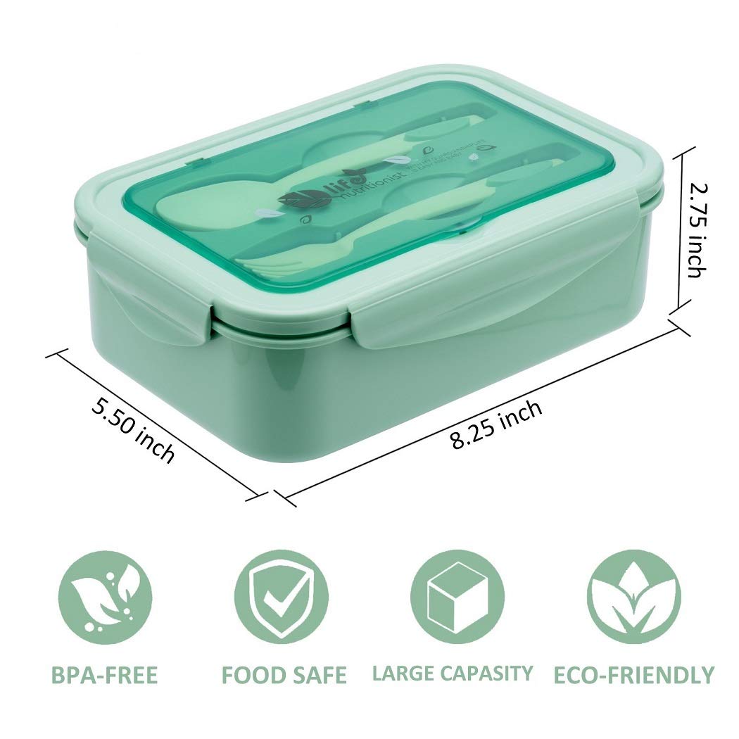 LOVINA bento box with spoon and fork included