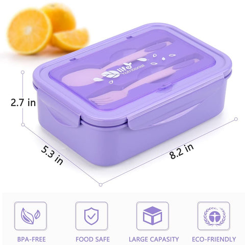 LOVINA included spoon and fork with the lunch box.