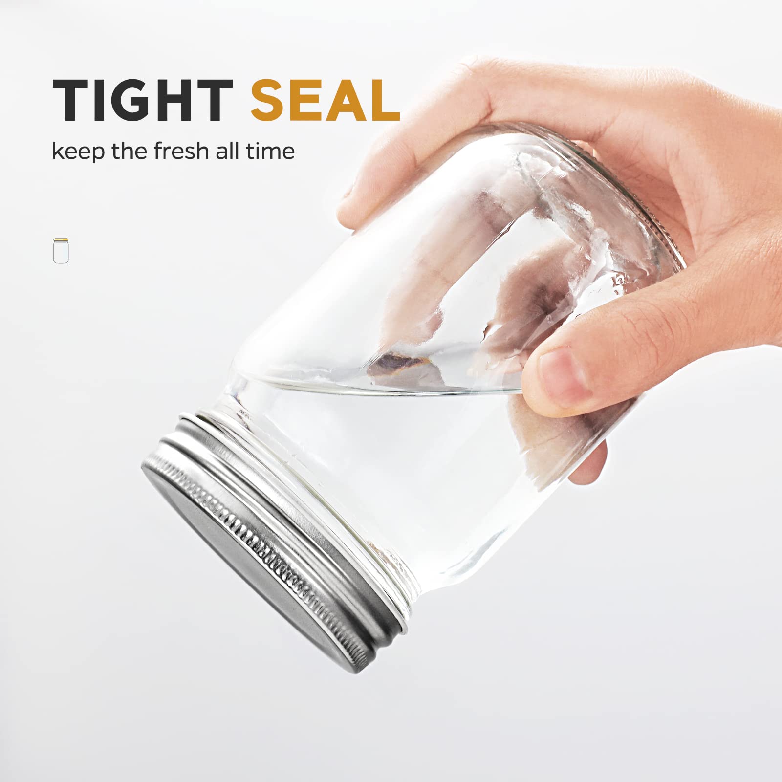 LovoIn portable 4oz jar fits lunch boxes and bags.