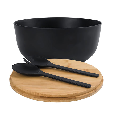 LOVYANXUE bamboo fiber bowl lid highlighting natural bamboo cover.