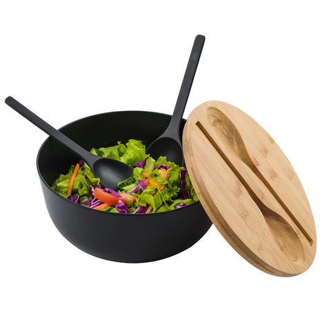 LOVYANXUE serving spork facilitates easy salad serving.