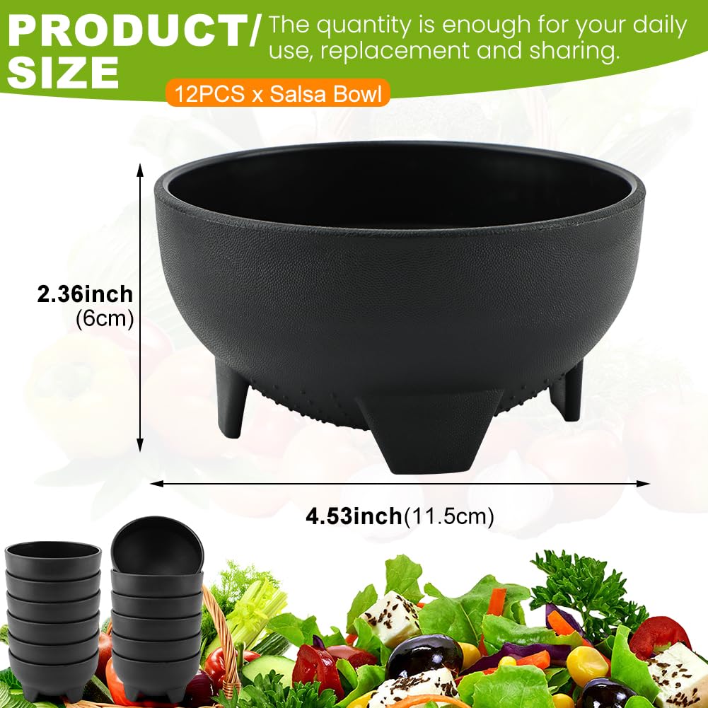 Loyanger salsa bowls stackable design saves kitchen space after use