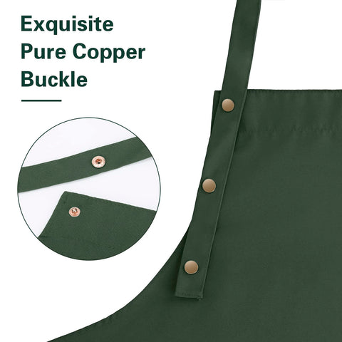 LOYGLIF apron features a large belly pocket for easy tool storage.