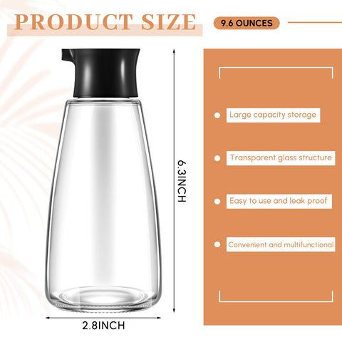 LOYIM cruet dispenser vinegar bottle offers precise pour for dressings