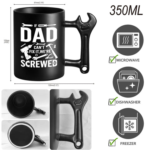 LOZACHE dad office-desk mug adding playful charm to the workspace.