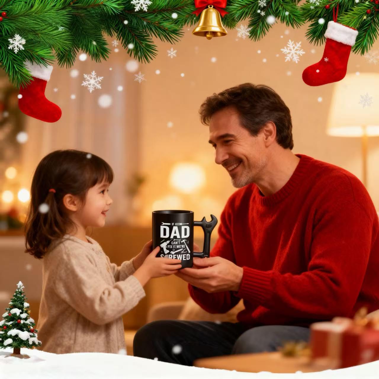 LOZACHE Father's Day gift mug, a fun and memorable present for dad.