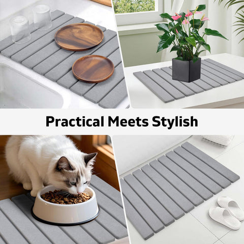 Lprmnnc care tip: avoid dark liquids to prevent stains on the mat.