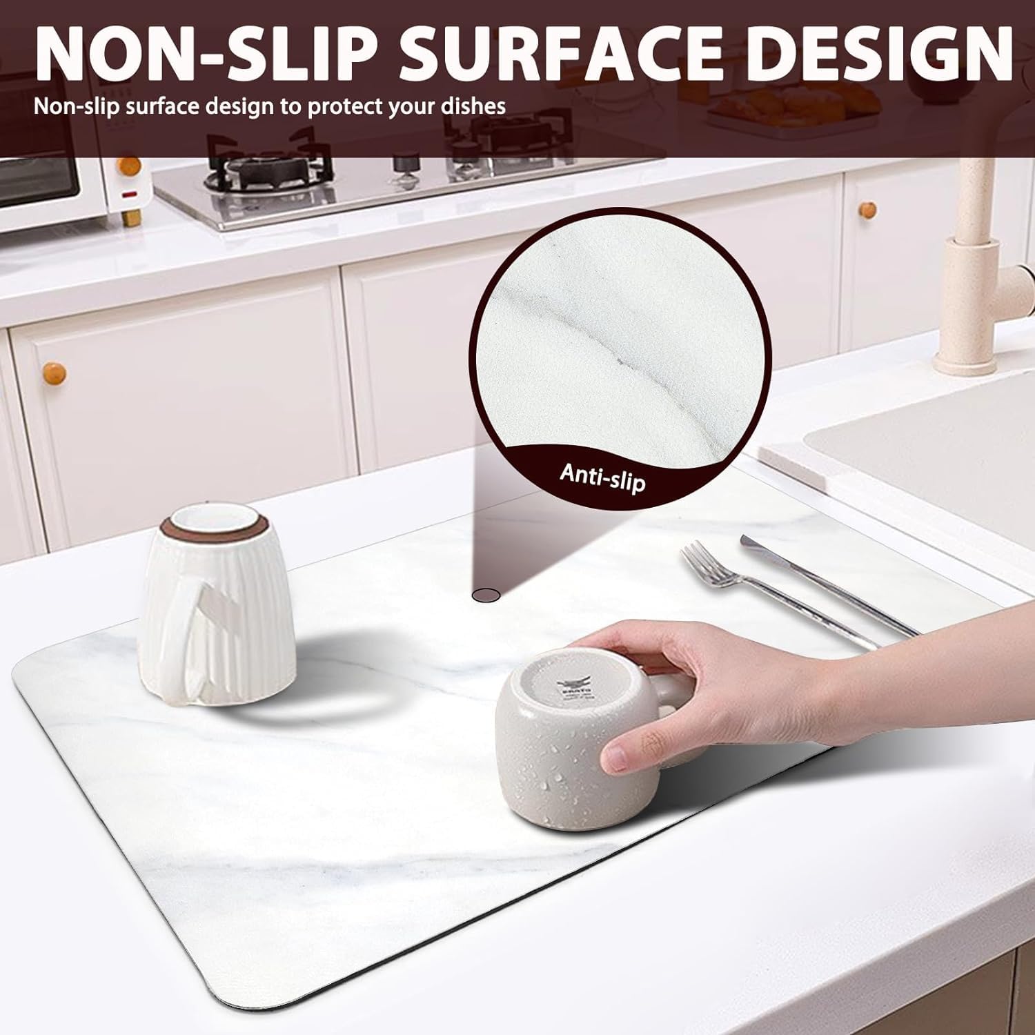 Lprmnnc close-up of diatomaceous earth surface absorbing moisture rapidly