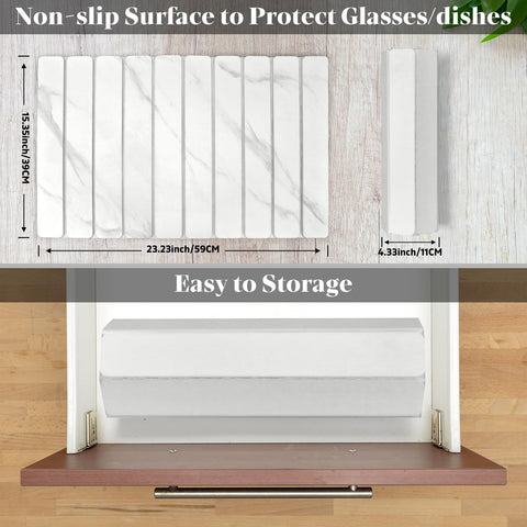 Lprmnnc absorbent mat keeps countertops dry and clean